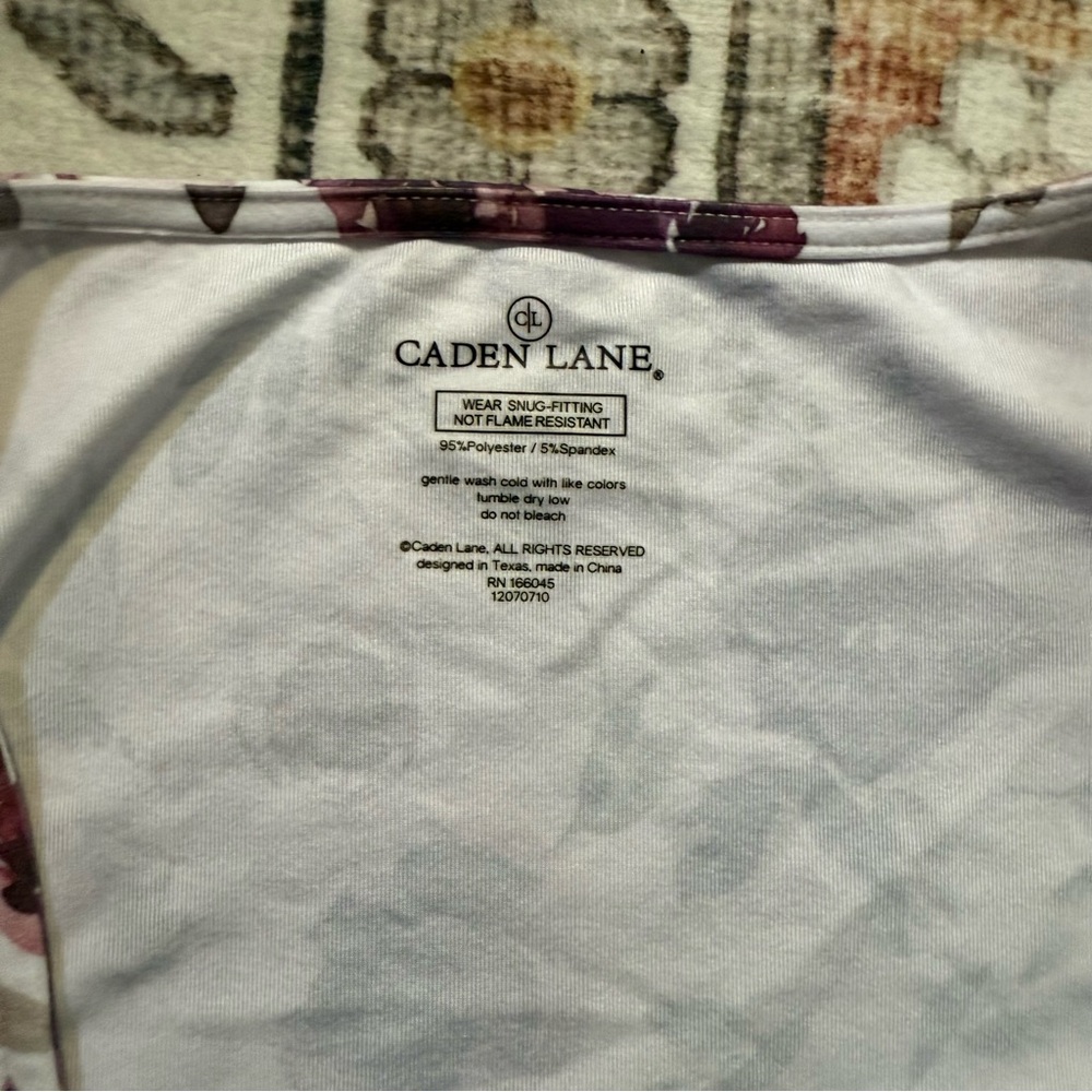 Caden Lane Floral Patterned Garment - Picture 2 of 3